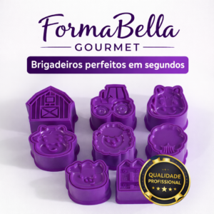 Kit Moldes Ejetores Fazendinha
