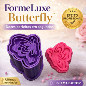 Molde Ejetor de Doce - Borboleta FormeLuxe Butterfly™