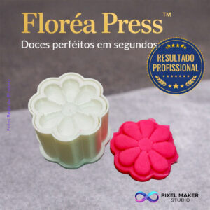 Molde Ejetor de Doce - Flor Floréa Press™