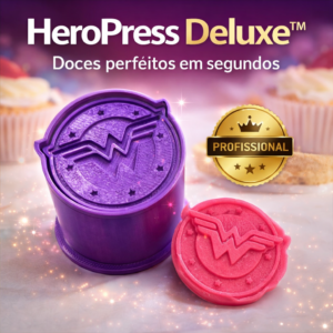 Molde Ejetor de Doce Escudo Mulher Maravilha