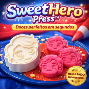 Molde Ejetor de Doce – Super Man (rostinho infantil/herói) Chibi