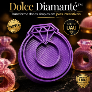 Molde Ejetor de Doce - Anel de Diamante
