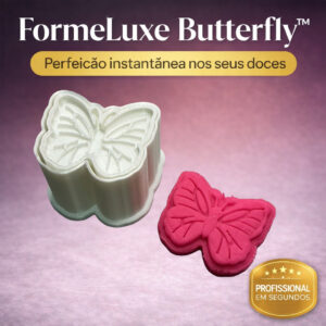 Molde Ejetor de Doce - Borboleta c/ Profundidade FormeLuxe Butterfly™