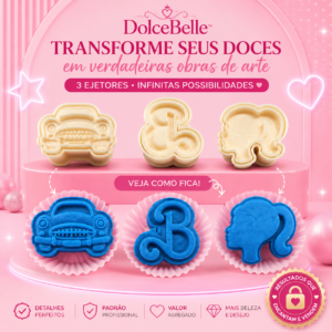 Kit Ejetore de Brigadeiro Barbie